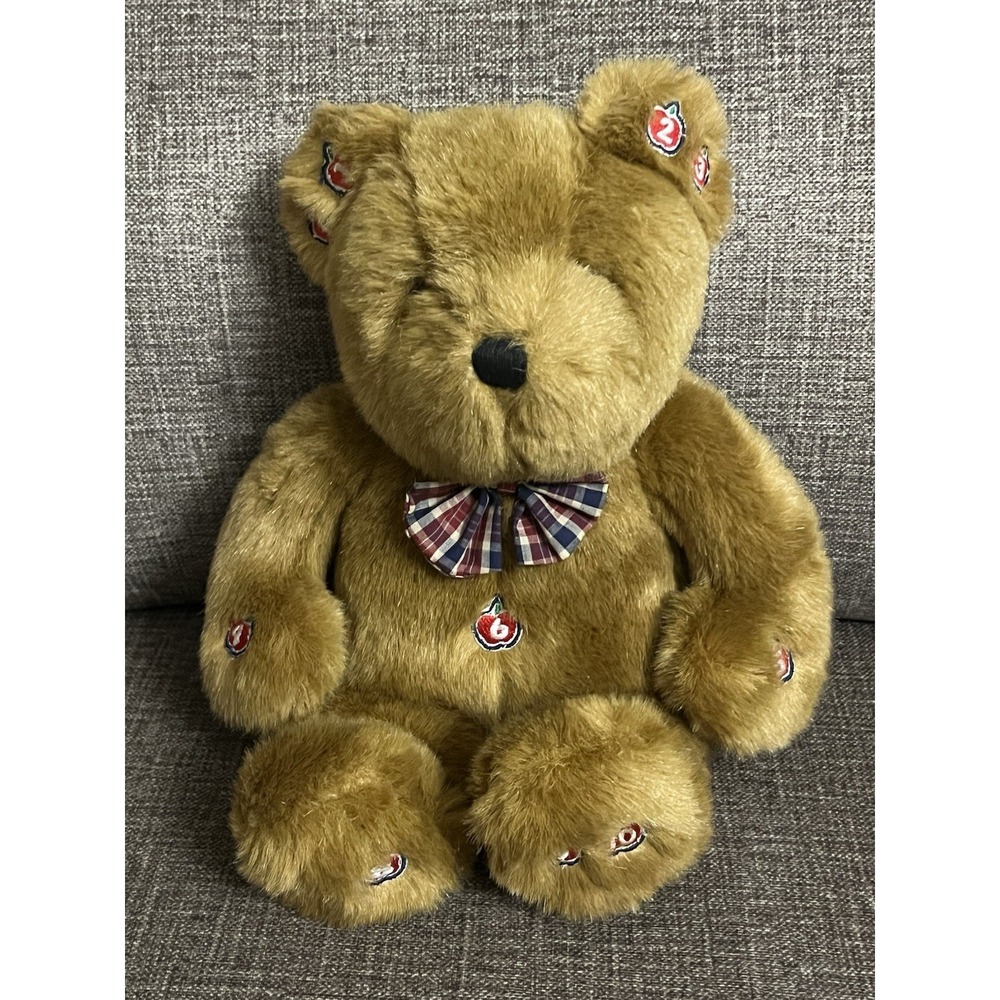 1998 General Creation Math Teacher Teddy Bear Teaching Talking Plush WORKS